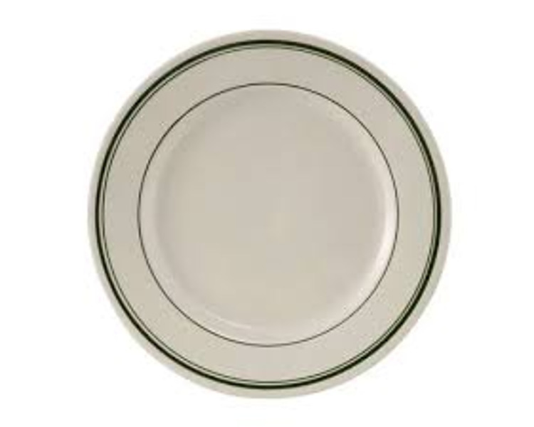 Tuxton Round Plate Green Bay 305mm 12/Ctn