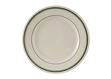 Tuxton Round Plate Green Bay 305mm 12/Ctn