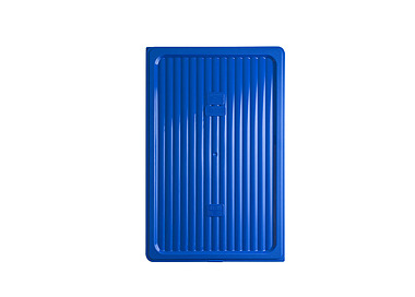 Food Pan Cover Gastroplas Polyprop Blue 1/2 12/36