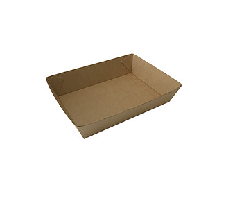 Tray Kraft # 3 180 x 134 x 45mm 240/Ctn