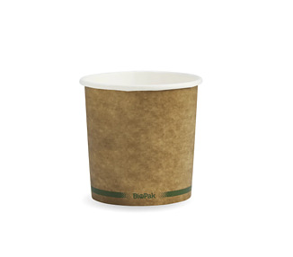 Biobowl Paper Kraft 24oz 740ml 500/Ctn