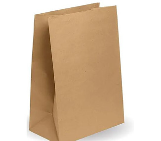 Paper Bag SOS #20 Kraft 305 x 175 x 430mmH 250/Pkt