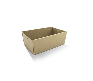 Pac Trading Catering Box Kraft Small 252 x 153 x 80mm 50/Ctn