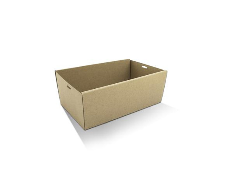 Pac Trading Catering Box Kraft Small 252 x 153 x 80mm 50/Ctn