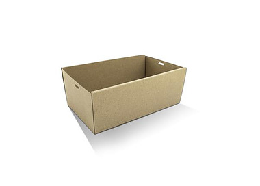 Pac Trading Catering Box Kraft Small 252 x 153 x 80mm 50/Ctn