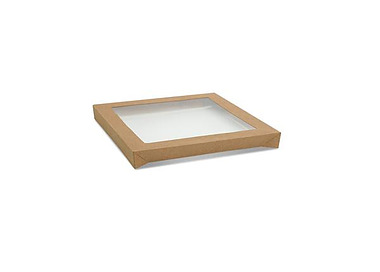 Pac Trading Catering Tray Lid PET Window Small 100/Ctn