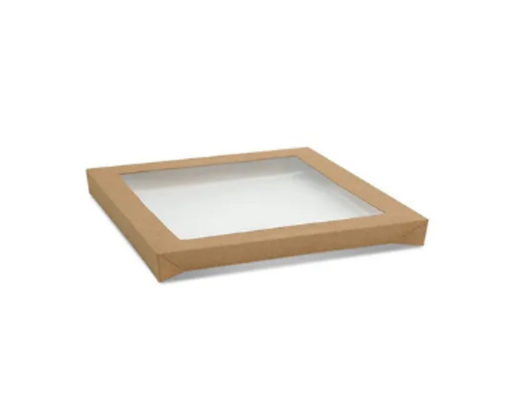 Pac Trading Catering Tray Lid PET Window Medium 100/Ctn