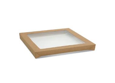 Pac Trading Catering Tray Lid PET Window Medium 100/Ctn