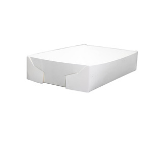 Cake Tray White Small 185 x 125 x 45mm 200/Pkt