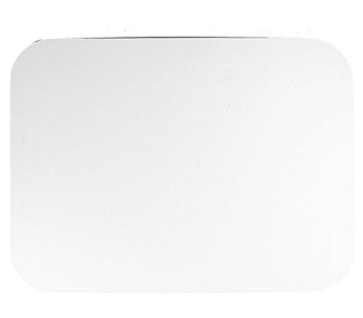 Foil Container Lid Poly Lined Suits C-FC448 White 190 x 140mm 400/Ctn