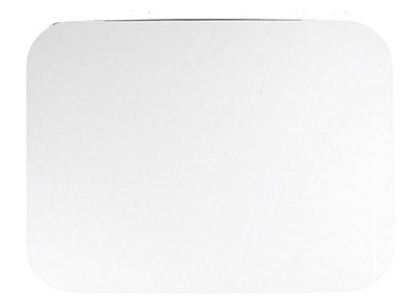 Foil Container Lid Poly Lined Suits C-FC448 White 190 x 140mm 400/Ctn