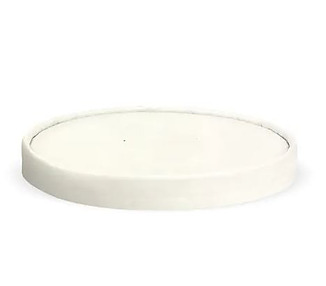 BioBowl Paper Lid Large White Suits 500-1000ml  400/Ctn