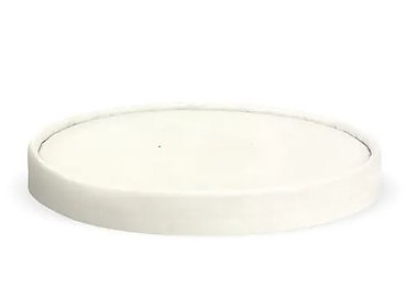 BioBowl Paper Lid Large White Suits 500-1000ml  400/Ctn