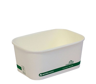 PlAnet Rectangular Paperboard Container 1000ml 300/Ctn