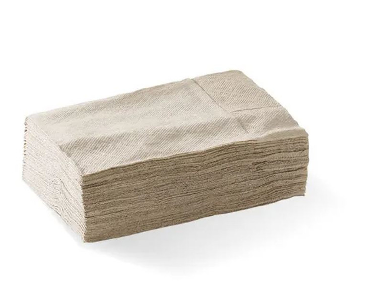 Napkin D-Fold 1Ply Kraft 5000/Ctn