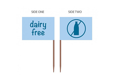 Food Markers Dairy Free 500/Pkt