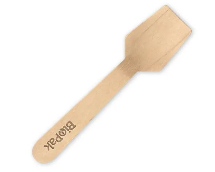 Wooden Ice Cream Spoon 100mm 2000/Ctn