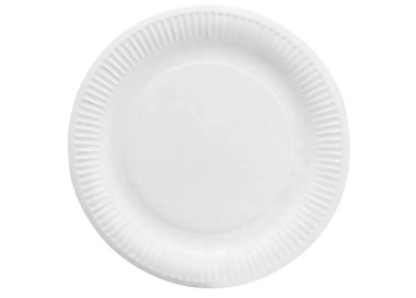 Paper Plate Round White 50/Pkt