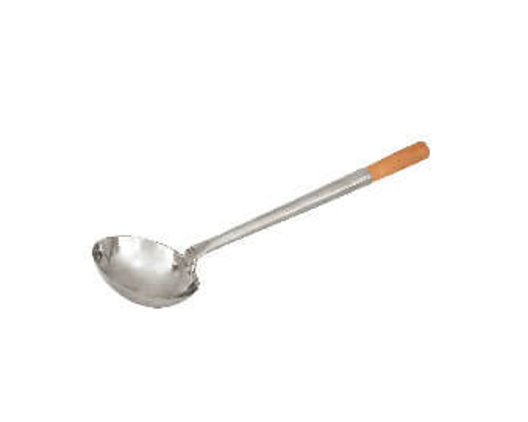 Ladle S/S With Wooden Handle 114mm 10/Ctn