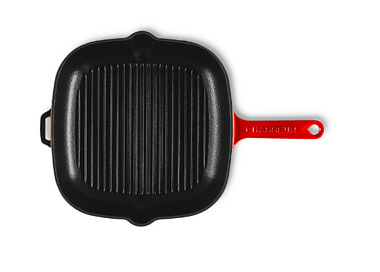 Chasseur Frypan Square Inferno Red 25cm 2/Ctn