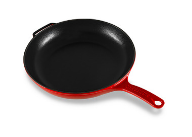 Chasseur Frypan With Cast Handle Inferno Red 28cm 2/Ctn