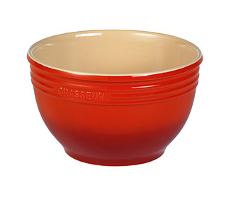 Chasseur Mixing Bowl Medium Red 24 x 14cm 3.5Ltr 6/Ctn