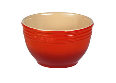 Chasseur Mixing Bowl Medium Red 24 x 14cm 3.5Ltr 6/Ctn