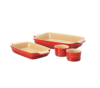 Chasseur Baking Set 4 Piece Red 3/Ctn