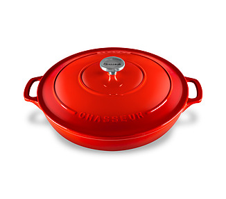 Chasseur Round Casserole Inferno Red 30cm 2.5Ltr 2/Ctn