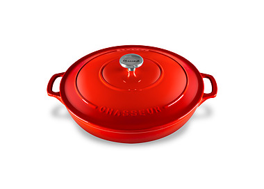 Chasseur Round Casserole Inferno Red 30cm 2.5Ltr 2/Ctn