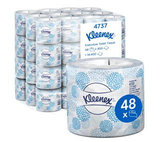 Kleenex Toilet Roll 2ply 300 Sheet 48/Ctn