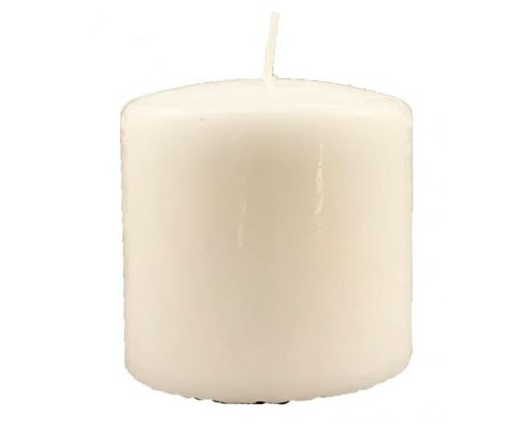 Lume Pillar Candle White 7.5 x 7.5 12/Ctn