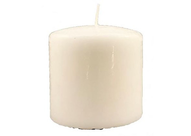 Lume Pillar Candle White 7.5 x 7.5 12/Ctn