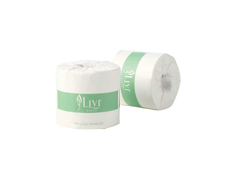 Livi Everyday Toilet Paper 2ply 400Sheet 48/Ctn