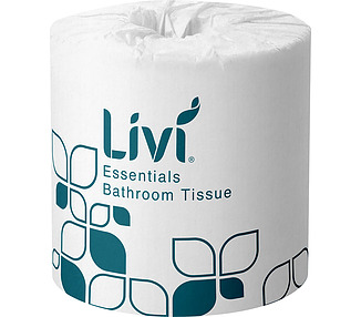 Livi Essentials Toilet Paper 2Ply 400Sheet 48/Ctn