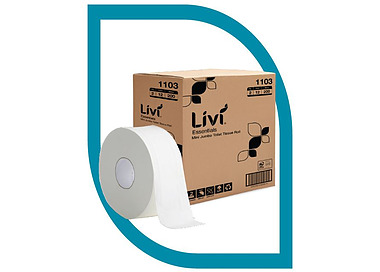 Livi Essentials Mini Jumbo 2Ply 200Mtr 12/Ctn