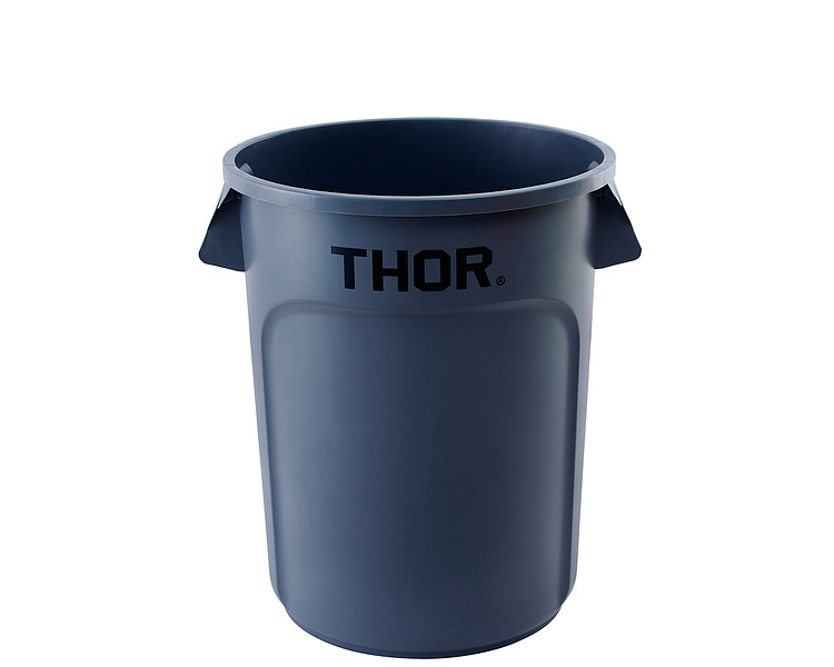 Thor Bin Round Grey 121Ltr