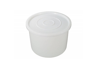 Bin Plastic White 637 x 455mm 113Ltr