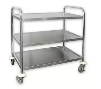 Trolley Serving S/S 3 Tier 710 x 405 x 810mm