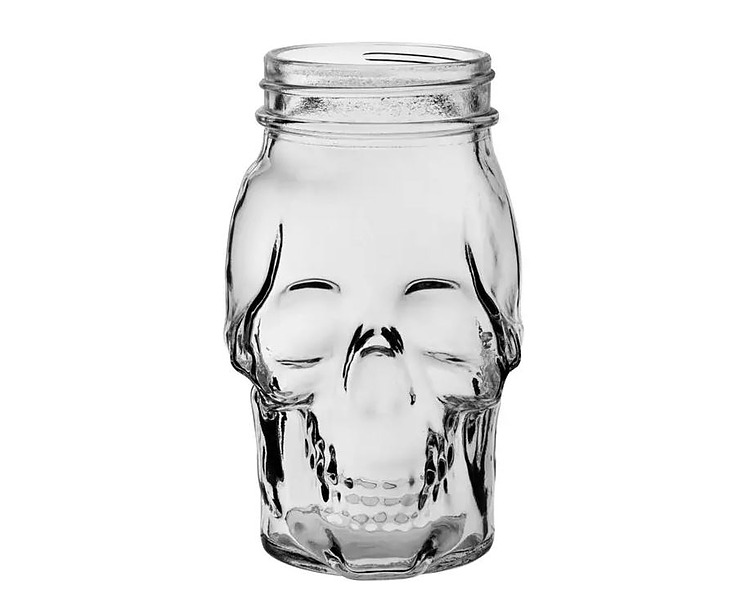 Utopia Skull Jar 500ml 12/Ctn