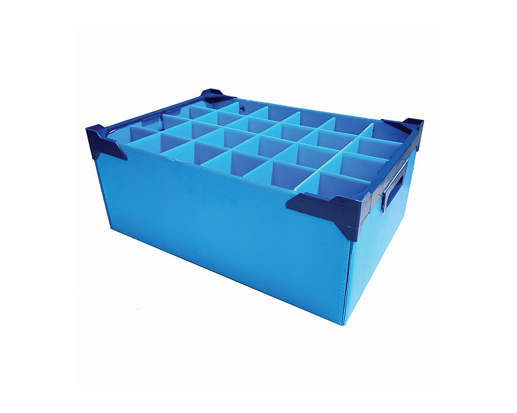 Glassware Storage Box 24 Compartment 200mm High Max