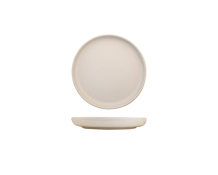 Eclipse Uno Cream Round Plate 175mm 6/Ctn