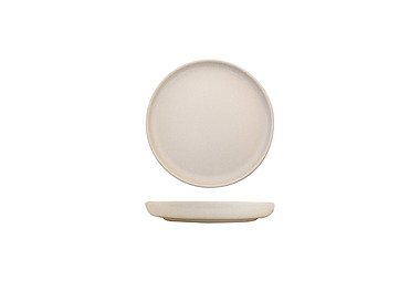 Eclipse Uno Cream Round Plate 175mm 6/Ctn