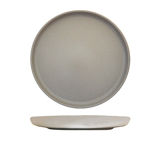 Eclipse Uno Grey Round Plate 280mm 6/Ctn