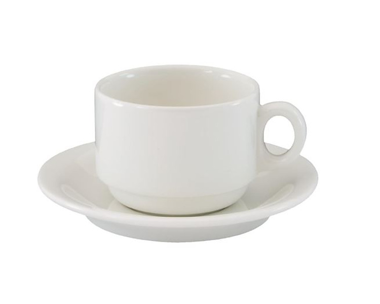 Flinders Tea Cup Stackable 220ml 24/Ctn