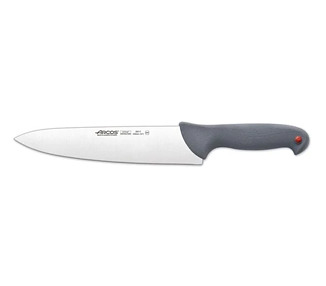 Arcos Chef Knife Wide Blade Grey Handle 25cm 6/Ctn