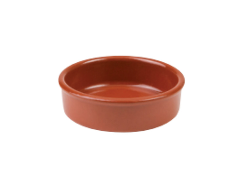 Regas Casserole No Handles Terracotta 83mm 24/Ctn