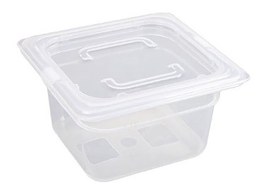 Gastronorm Pan Polypropylene 1/6 100mm 20/Ctn