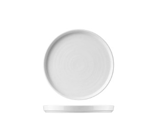 Churchill Chefs Plate Walled White 210mm 12/Ctn