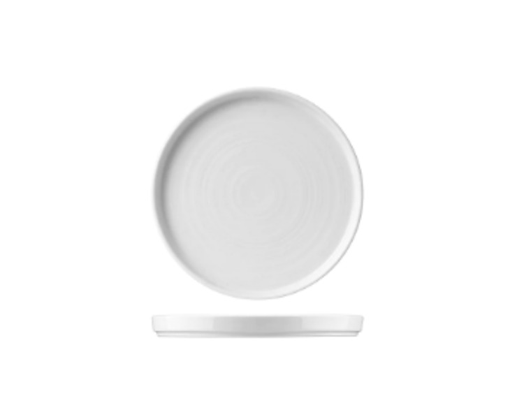 Churchill Chefs Plate Walled White 210mm 12/Ctn